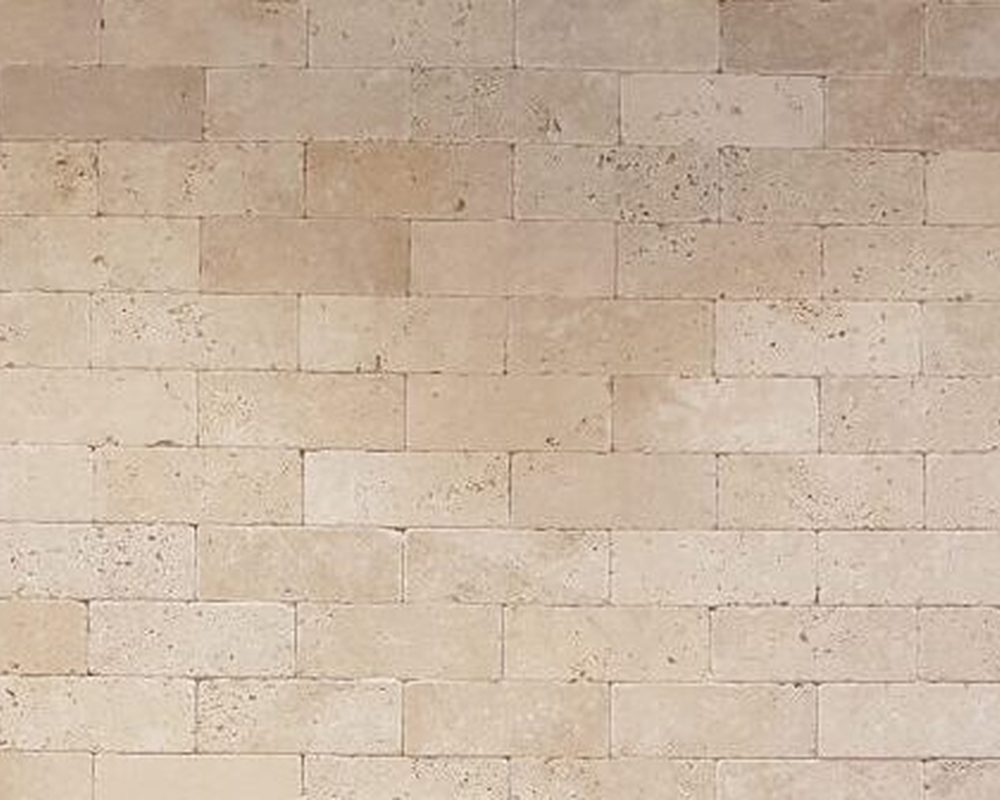Travertino anticato light com acabamento envelhecido
